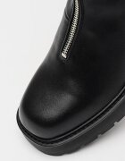 CALVIN KLEIN JEANS Кожени боти с цип Черен