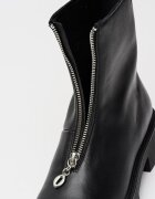 CALVIN KLEIN JEANS Кожени боти с цип Черен
