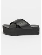 CALVIN KLEIN JEANS Кожени чехли на равна платформа