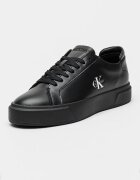 CALVIN KLEIN JEANS Кожени маратонки Basket Cupsole Черен