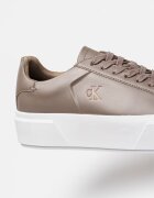 CALVIN KLEIN JEANS Кожени спортни обувки Sienna с равна платформа и лого