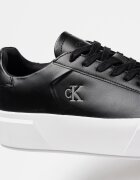 CALVIN KLEIN JEANS Кожени спортни обувки Sienna с равна платформа и лого Черен
