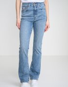 CALVIN KLEIN JEANS Леко разкроени дънки с висока талия Светлосин меланж