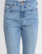 CALVIN KLEIN JEANS Леко разкроени дънки с висока талия Светлосин меланж