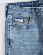 CALVIN KLEIN JEANS Леко разкроени дънки с висока талия Светлосин меланж
