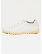 CALVIN KLEIN JEANS Маратонки Runner с кожа - Бял