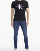CALVIN KLEIN JEANS Мъжка тениска Тъмносин 28036 Избеляло черно/Мръснобял