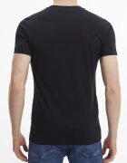 CALVIN KLEIN JEANS Мъжка тениска Тъмносин 28036 Избеляло черно/Мръснобял