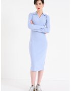 CALVIN KLEIN JEANS Миди рокля по тялото с яка