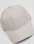 CALVIN KLEIN JEANS Памучна бейзболна шапка с бродирано лого Светло сив