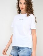 CALVIN KLEIN JEANS Памучна тениска Бял