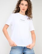 CALVIN KLEIN JEANS Памучна тениска Бял