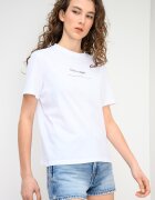 CALVIN KLEIN JEANS Памучна тениска Бял