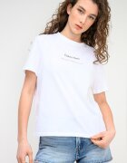 CALVIN KLEIN JEANS Памучна тениска Бял