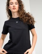 CALVIN KLEIN JEANS Памучна тениска с лого Черен