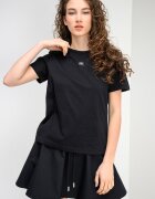 CALVIN KLEIN JEANS Памучна тениска с лого Черен
