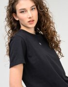 CALVIN KLEIN JEANS Памучна тениска с лого Черен