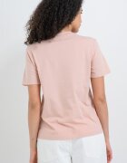 CALVIN KLEIN JEANS Памучна тениска с лого Прашно розово