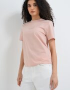 CALVIN KLEIN JEANS Памучна тениска с лого Прашно розово