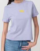 CALVIN KLEIN JEANS Памучна тениска с лого Шафраново жълто/Лилав