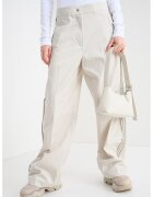 CALVIN KLEIN JEANS Панталон с широк крачол и лого