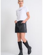 CALVIN KLEIN JEANS Права пола с кожен ефект