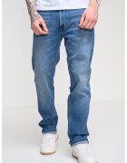 CALVIN KLEIN JEANS Прави дънки с лого - Светлосин