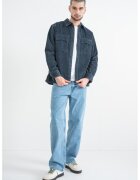CALVIN KLEIN JEANS Риза с джобове на гърдите - Въглен сиво