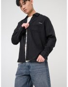CALVIN KLEIN JEANS Риза с лен и лиосел с джоб на гърдите