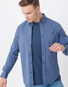 CALVIN KLEIN JEANS Риза с лого Прашно синьо