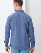 CALVIN KLEIN JEANS Риза с лого Прашно синьо