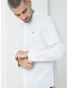 CALVIN KLEIN JEANS Риза с памук с копчета на яката