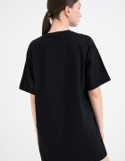CALVIN KLEIN JEANS Рокля с къси ръкави Антрацитно черно