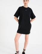 CALVIN KLEIN JEANS Рокля с къси ръкави Антрацитно черно