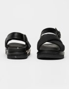 CALVIN KLEIN JEANS Сандали с лого Черен