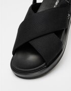 CALVIN KLEIN JEANS Сандали с лого Черен