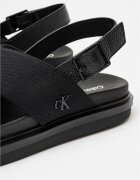 CALVIN KLEIN JEANS Сандали с лого Черен