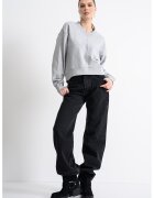 CALVIN KLEIN JEANS Шпиц суитшърт - Сив меланж