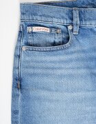 CALVIN KLEIN JEANS Скъсени дънки над глезена Светлосин