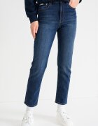 CALVIN KLEIN JEANS Скъсени прави дънки Тъмносин