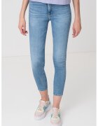 CALVIN KLEIN JEANS Скъсени скини дънки с висока талия