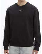 CALVIN KLEIN JEANS Спортна блуза с деколте в основата на врата
