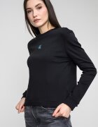 CALVIN KLEIN JEANS Суитшърт с лого Черен