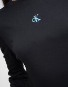 CALVIN KLEIN JEANS Суитшърт с лого Черен