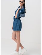 CALVIN KLEIN JEANS Свободна дънкова рокля-риза