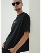 CALVIN KLEIN JEANS Свободна тениска с лого - Черен/Бял