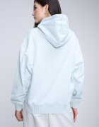 CALVIN KLEIN JEANS Свободно худи с джоб кенгуру Бледозелен