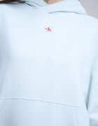 CALVIN KLEIN JEANS Свободно худи с джоб кенгуру Бледозелен