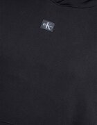 CALVIN KLEIN JEANS Свободно худи с джоб кенгуру Черен