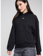 CALVIN KLEIN JEANS Свободно худи с джоб кенгуру - Черен